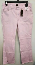 Lee Women's SIZE 16 Mid-Rise Bootcut Jeans LIGHT PINK Denim Pale Mauve #10725 picture