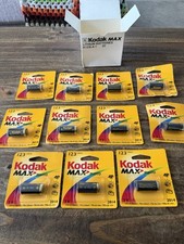 11 Kodak MAX Photo 123 3V Lithium Batteries K123LA-1 Sealed Vintage 2014 picture
