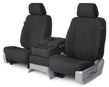 Seat Covers for 2014-2018 BMW X5 Front Set Black Tweed Custom Fit picture