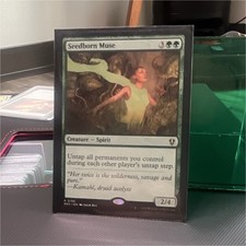 Wizards of the Coast Seedborn Muse Rare Green #186 EN Commander 2019 picture