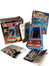 1981 DONKEY KONG mini Tabletop Arcade Video Game w/ Box Coleco-Works picture