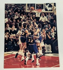 Undated press photo - Michael Jordan drives for two on Utah Jazz - 8x10  picture