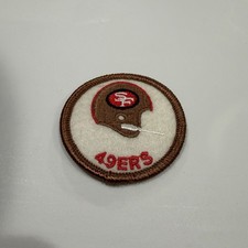 Rare Vintage San Francisco 49ers Iron On Patch Old Logo 60’s 70’s Old Stock 2 In picture