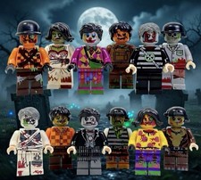 12 Custom Zombie Horror Minifigures Lot | 6pc Sets or Full Bundle | MOC picture