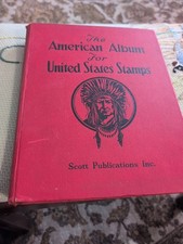 United States Stamp Collection In 1938 Scott Album Filled With Exciting Treasure picture