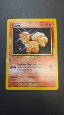 1999 Pokemon Base Set Unlimited Vulpix 68/102 LP Unique Ink Error picture