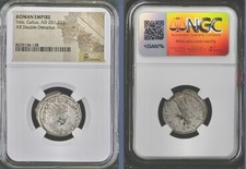 Emperor Trebonianus Gallus Silver Double Denarius Roman NGC Genuine 251-253AD picture