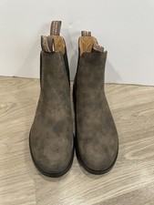 Blundstone B#001336 Rustic Brown Leather 001336 Chelsea Boot Sz EU 7, US M8, W10 picture