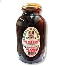 RAW HONEY BUCKWHEAT 5 LBS 100% PURE RAW UNFILTERED HONEY In Glass 5LB picture