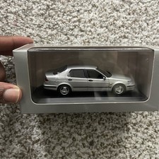 Minichamps 1/43 Saab 9-5 Sedan 1997 Gray Metallic Dealership Promo Box Rare picture
