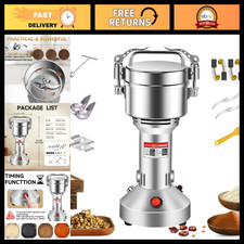 High-Speed Electric Grain Mill Grinder for Flour, Corn, and Spices - Adjustable picture