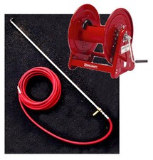 Reelcraft Hose Reel, 5' Aluminum Spray Wand, 75' Hose Combo 3/4