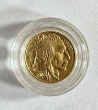 2008 W American Buffalo Liberty 1/10 oz. 9999 Fine Gold Mint $5 Coin picture