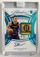 2024 Panini Flawless Dalton Knecht Championship Tags Auto RC #1/3 Lakers picture