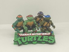 T*M*N*T Teenage Ninja Turtles Figure Stand Retro READ picture