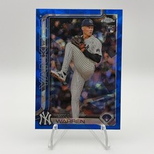 2025 Topps Chrome Sapphire Will Warren RC New York Yankees #81 picture