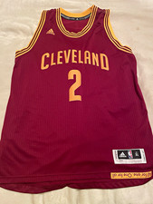 adidas Cleveland Cavaliers Kyrie Irving #2 NBA Jersey XL Red/Gold picture