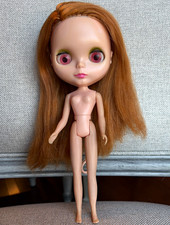 Vintage 1972 Kenner Blythe Antique Doll Red Hair Side Part 7-Line picture