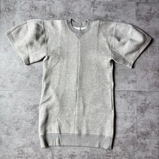 Sacai 2024AW Gray Cotton Polyester Sweat Dress S Japan Made picture