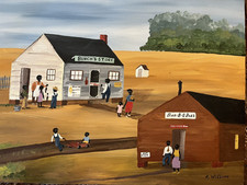 Alfonso Willums, Folk Artist (Town) 16X20 picture