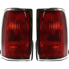 Tail Lights Set Halogen Halogen Fits 1990-1997 Lincoln Town Car picture