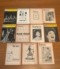 Lot Vintage 1950s Broadway Playbills - Gypsy Pal Joey Gigi Music Man - RARE picture