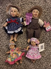 Vintage Gi-Go Dolls My Pals Kids Expression Dolls Bean Bag- Set of 4 With Tags picture