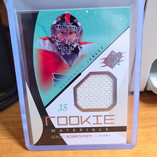 Sergei Bobrovsky Rookie Materials Jersey Swatch RC Upper Deck SPx #RM-SB picture