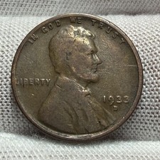 1933-D Better Date Lincoln Wheat Cent Penny receive coin pictured #6522 picture