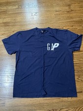 Palace x Gap Men's Size Extra Large Navy Blue T-Shirt 100% Cotton Preowned SS24 picture