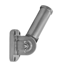 Adjustable Flag Pole Bracket Silver Wall Mounted Flag Pole Bracket picture