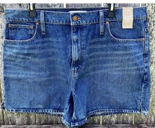 Madewell Relaxed Mid-Length Denim Shorts Size 33 NWT (MSRP $78.00) picture