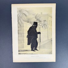 1844 Thomas Cooper Lithograph Wm H Brown EB & EC Kellogg Portrait Silhouette Art picture