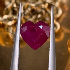 1.34Ct Natural Rare Heart Shape Ruby From Mozambique picture