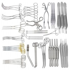 52 PCS Complete Vascular Surgery Set – CE Certified Surgical Instruments picture