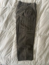Vintage Seyntex Belgian Army M51 Wool Field Cargo Pants Olive Green picture