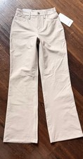 NWT Lululemon Easy Five Flare Leg HR Pant sz25/4 Reg~DT Tan Jeans w Stretch $148 picture