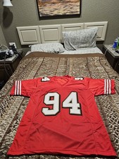 Charles Haley San Francisco 49ers Handsigned Red Custom Jersey Size XL W/COA  picture
