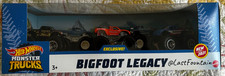 2021 Hot Wheels Monster Trucks Bigfoot Legacy 5 Pack Exclusive Diecast Toy Set picture