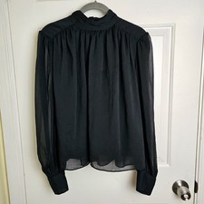 New Future Collective Mock Neck Layered Longsleeve Bouse Medium picture