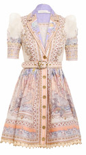 Zimmermann High Tide Mini Shirt Dress Size 2 picture