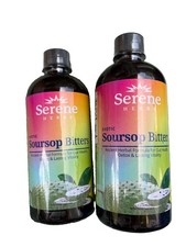 2X Serene Herb Exotic Soursop Bitters Liquid Gut Health Detox Lasting Vitality picture
