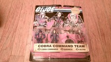 Vintage 1997 Hasbro GI Joe Cobra Command Team 3 Pack Figure MOC NRFB picture