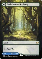 x1 Barkchannel Pathway / Tidechannel KHM MTG 290 BORDERLESS RARE M/NM 1x picture