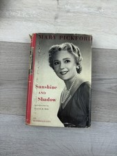 Sunshine and Shadow 1955 Mary Pickford HC Doubleday & Company, Inc. picture