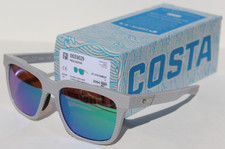 COSTA DEL MAR Pescador 580G POLARIZED Sunglasses Light Net Gray/Green Mirror NEW picture