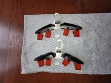 Black & Gray Motorcycle Garment Hangers picture