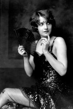 Vintage 1924 Barbara Stanwyck Photo Restored Ziegfeld Follies Flapper Wall Art picture