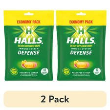 HALLS Defense Assorted Citrus Vitamin C Drops, Economy 80 Count (Pack of 2) picture