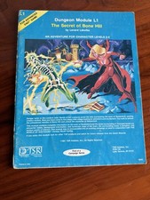 1981 TSR Advanced D&D Dungeon Module L1 The Secret of Bone Hill 9045 READ picture